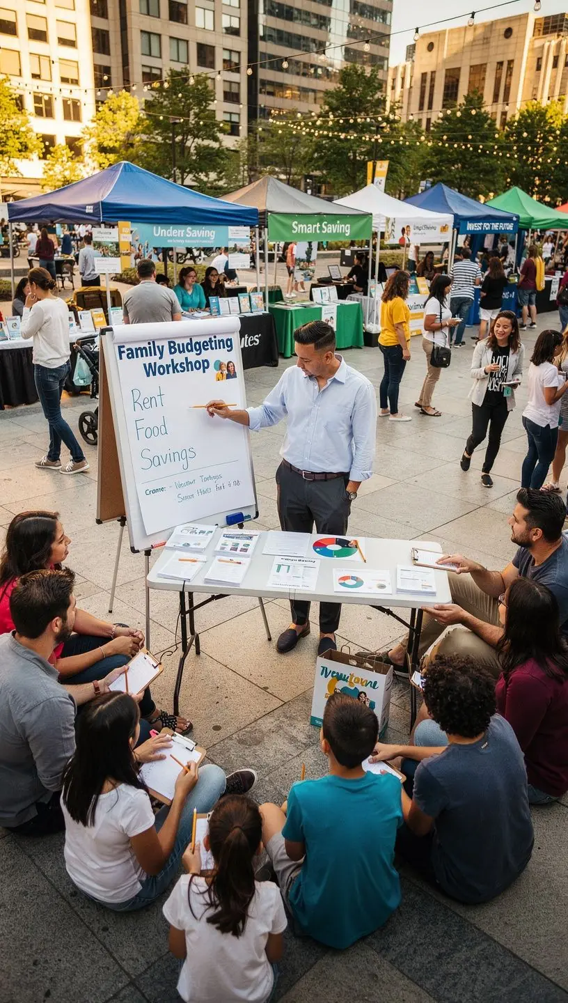 Graf znázorňující rozpočet domácnosti a úspory